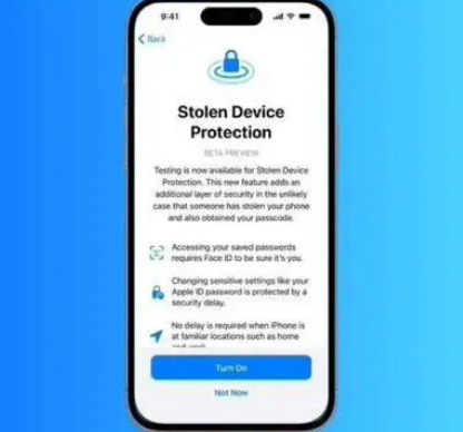 于洪苹果授权维修店分享被盗设备保护功能开启方法