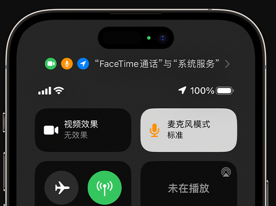 于洪苹果授权维修网点分享iPhone在通话时让你的声音更清晰 