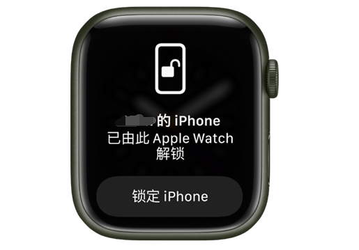 于洪苹果手机维修分享用 AppleWatch 解锁配备面容 ID 的 iPhone方法 