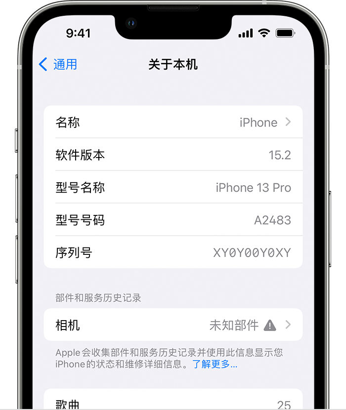 于洪苹果维修分享iPhone 出现提示相机“未知部件”是什么原因？ 