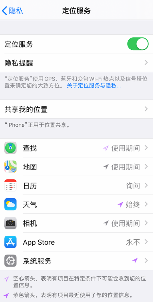 于洪苹果手机维修分享iPhone 状态栏中时间显示为蓝色图标是什么情况 